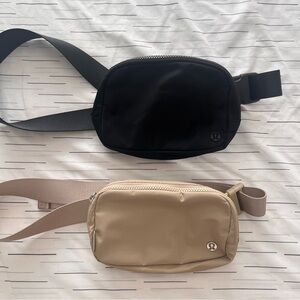 Bundle Lululemon Everywhere Belt Bag (discontinued) Trench and Black